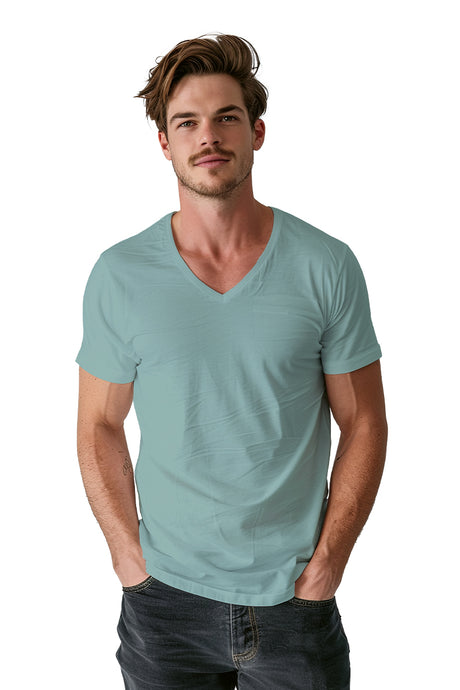 Playera BASICA CUELLO V (8648125939935)