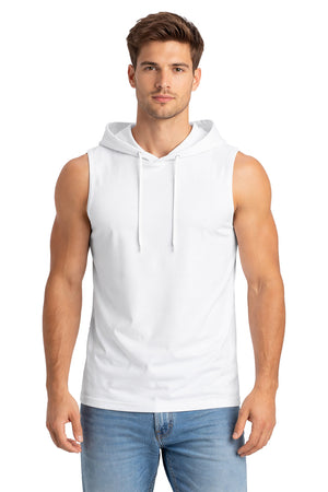 Tank Top Básica Con Capucha Blanco