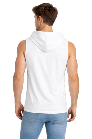 Tank Top Básica Con Capucha Blanco