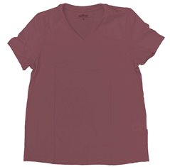 Playera Caballero MC / BASICA CUELLO V TERRACOTA (9001846374623)
