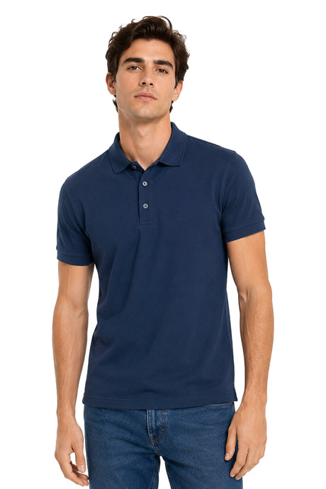 Playera Polo basica Midnight