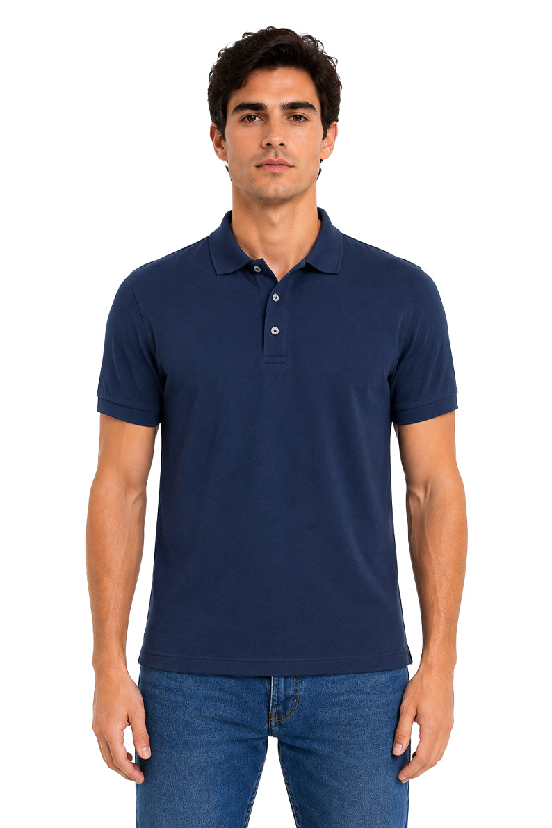 Playera Polo basica Midnight