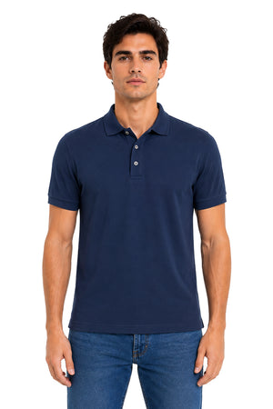 Playera Polo basica Midnight
