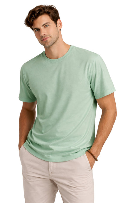 Playera Caballero MC / Basica Cuello Redondo Aqua/Cray