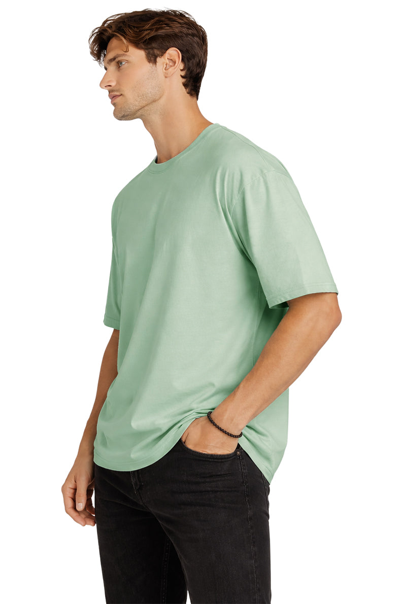 Playera Oversize Aqua/Cray