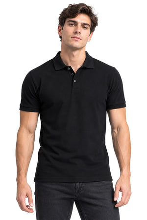 Polo básica Negra