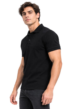 Polo básica Negra