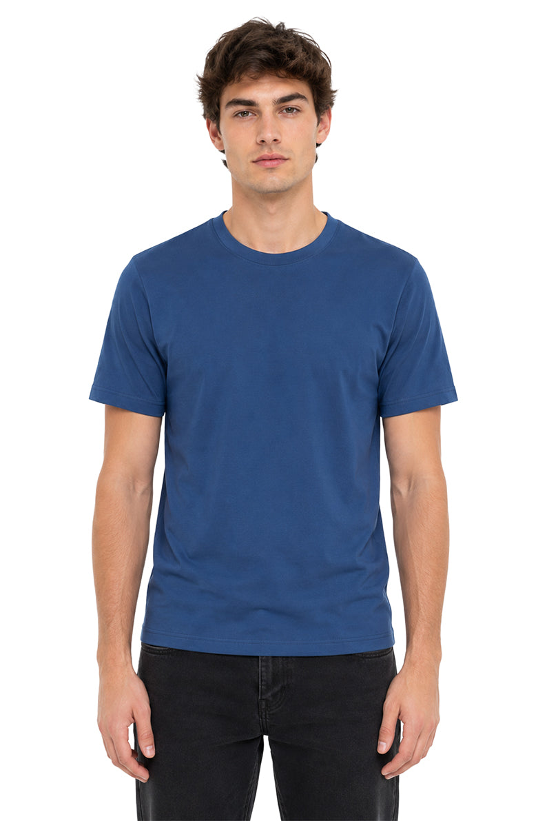 Playera básica cuello Redondo Acero