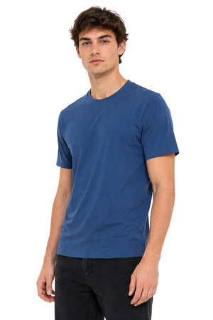 Playera básica cuello Redondo Acero