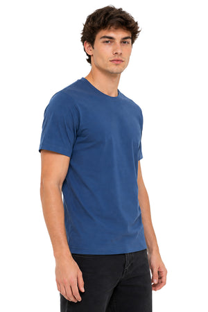 Playera básica cuello Redondo Acero