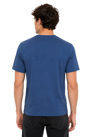 Playera básica cuello Redondo Acero