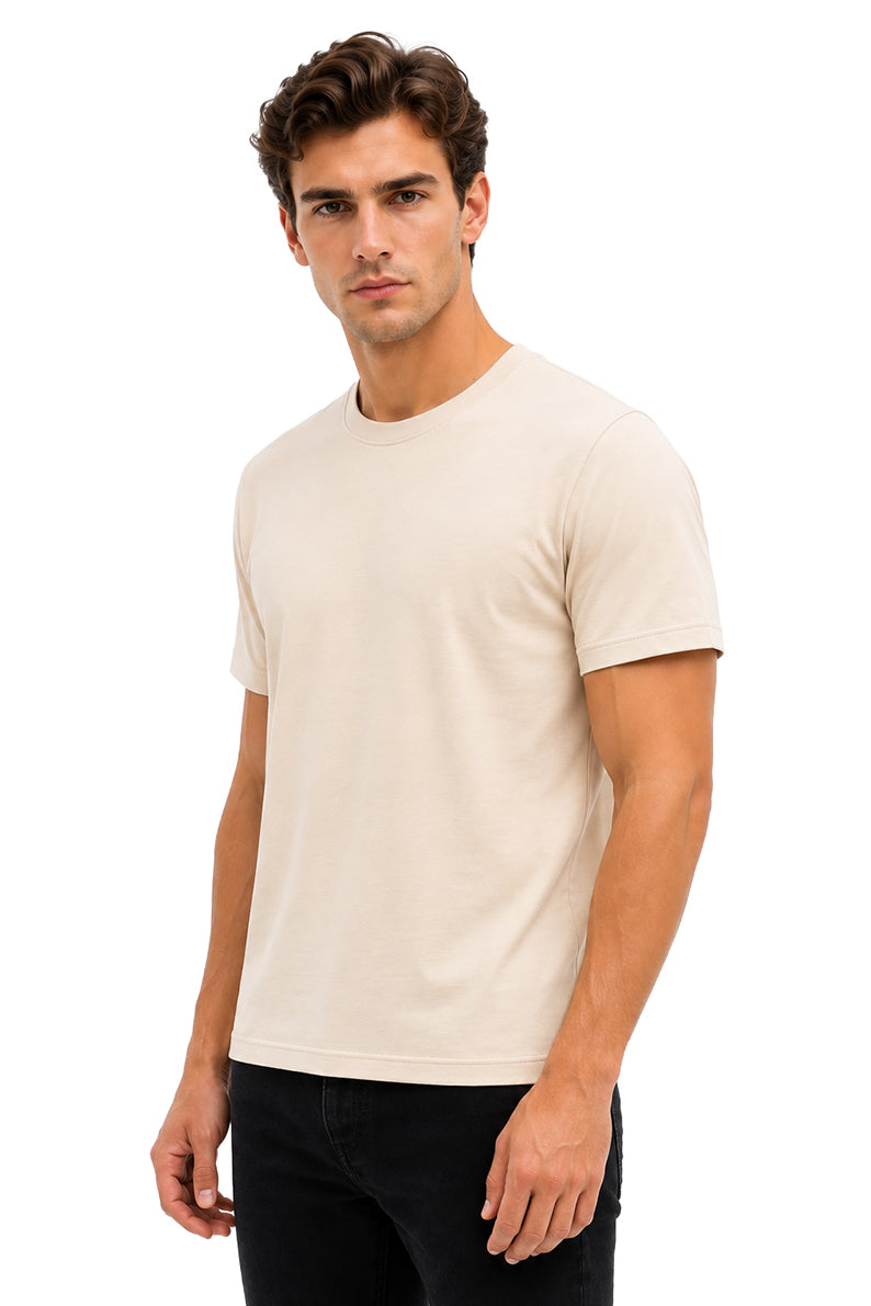Playera básica Hueso