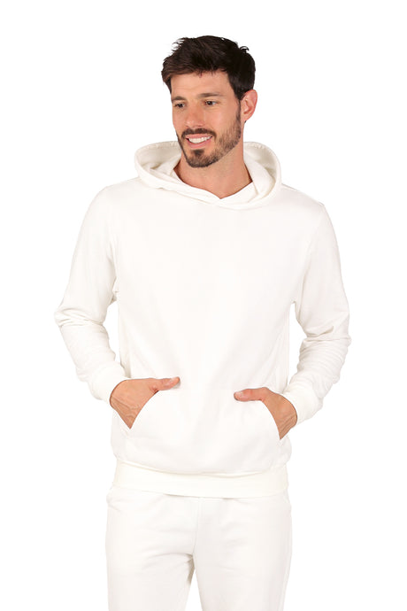 Sudadera Caballero ML / Básica  BLANCA (8815855403231)