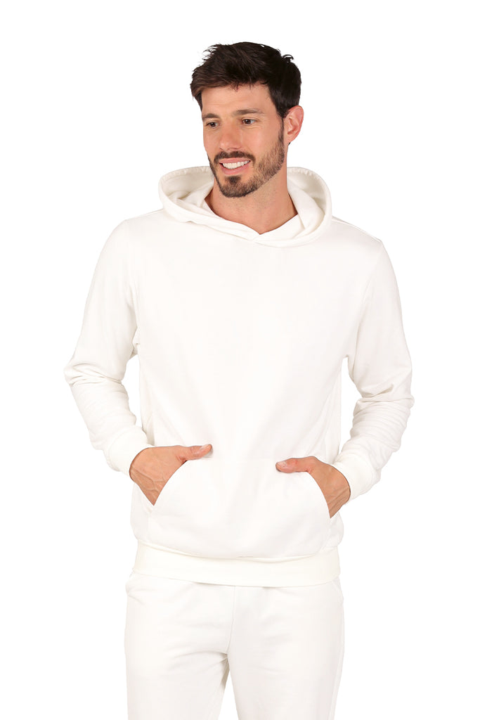 Sudadera Caballero ML / Básica  BLANCA (8815855403231)