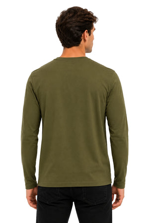 Playera básica Olivo Ml