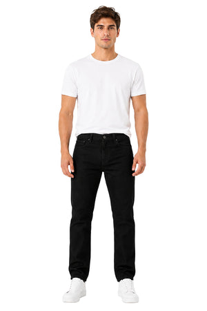 Pantalón Mezclilla Recto Basic Neg