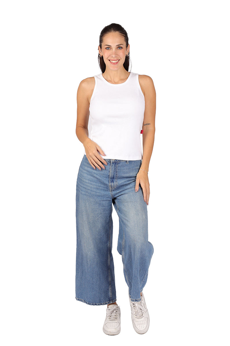 Tank Top Básica Blanca