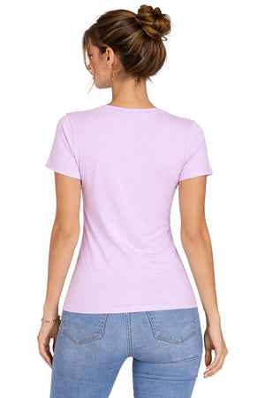 Playera Básica Cuello Redondo Sara/Rosa