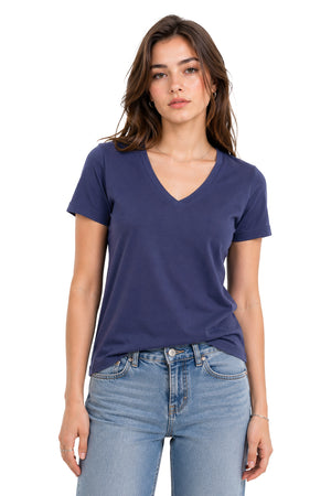 Playera Básica cuello V Skipperblue