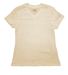 Playera Dama CHF MC  / BASICA CUELLO V BANANA (9003610538207)