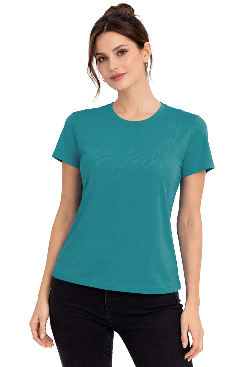 Playera Básica Cuello Redondo Viridian/Green