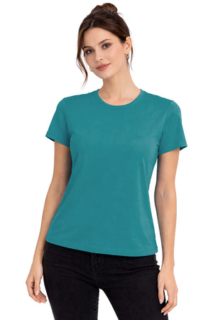 Playera Básica Cuello Redondo Viridian/Green