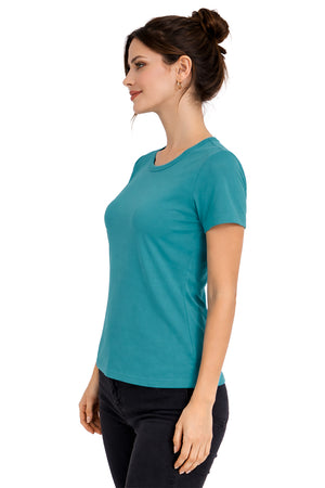Playera Básica Cuello Redondo Viridian/Green