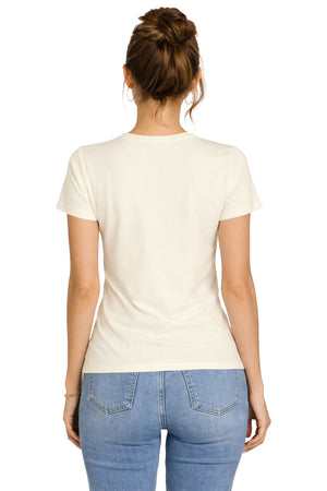 Playera Básica Cuello V Whi