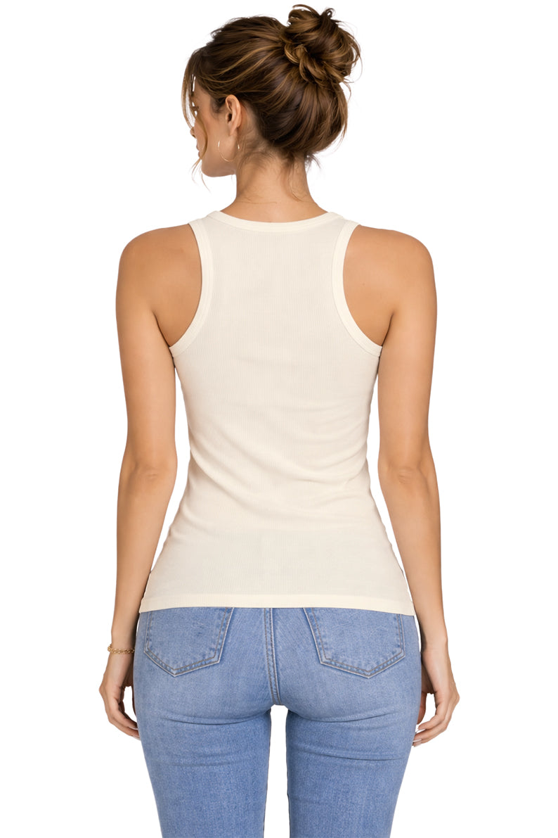 Tank Top Básica Whitecap/Gray