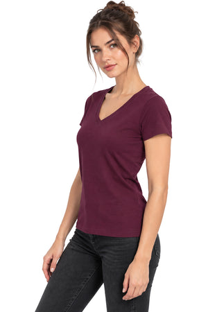 Playera básica Cuello V Fig