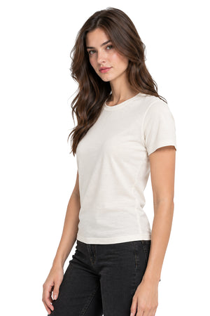 Playera básica Hueso