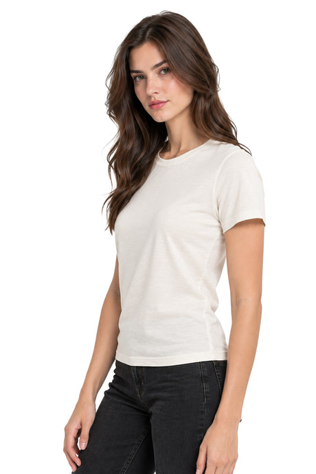 Playera básica Hueso