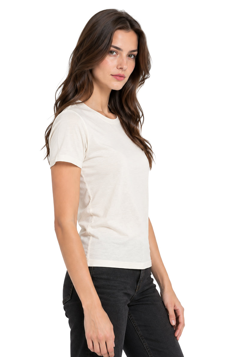 Playera básica Hueso