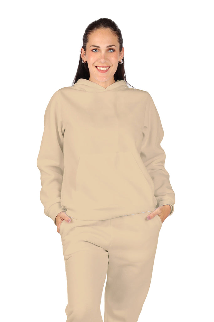 Sudadera Dama ML / Básica BEIGE (8816923803871)