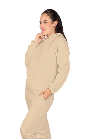 Sudadera Dama ML / Básica BEIGE (8816923803871)
