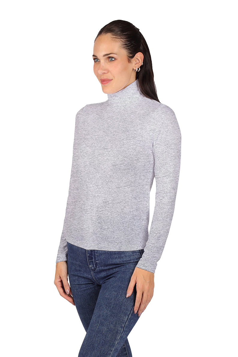 Playera Dama ML / Básico Cuello Ruso JASPE (8816927310047)