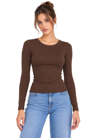 Playera de manga larga Chestnut