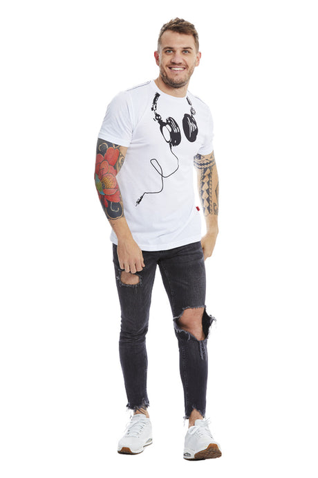 Playera  Audifono (8119778214111)