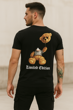 Playera Caballero MC  / OSO GLOBO NEGRO (8969311486175)