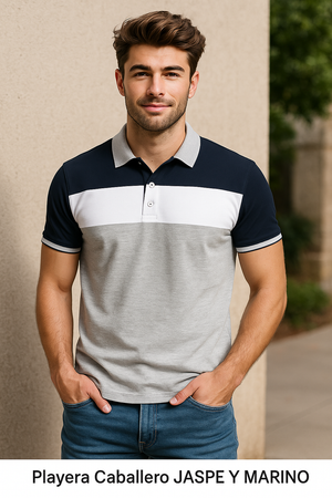 Playera Caballero JASPE Y MARINO (8587062345951)