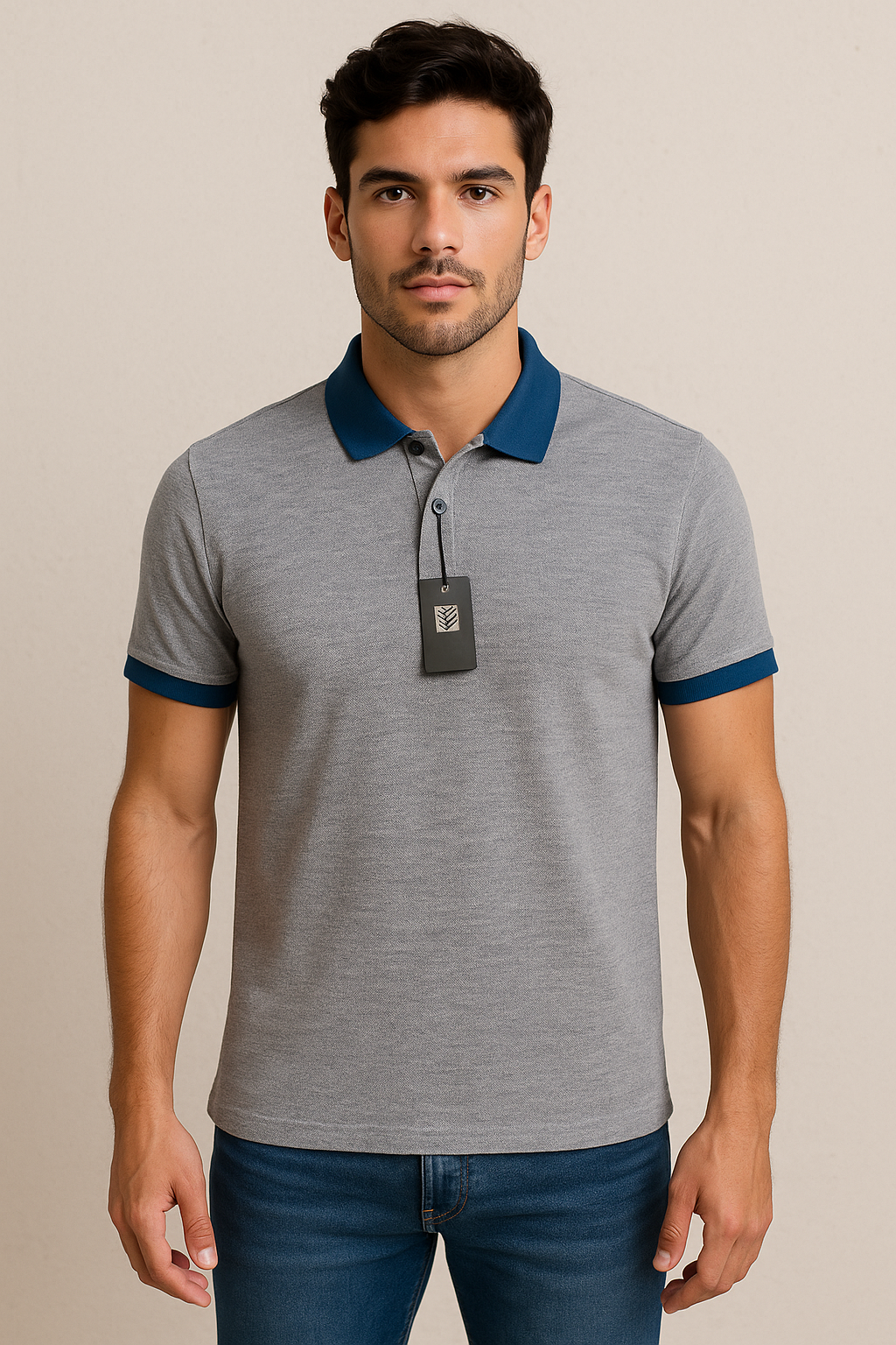 Playera Caballero Polo MC / colores (9027998122207)