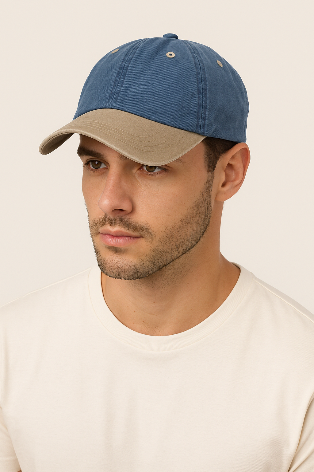 Gorra con solapa /  DESLAVADO AZUL (7738290864351)