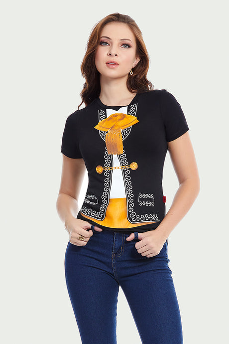 Playera MOÑO DORADO (8082642632927)