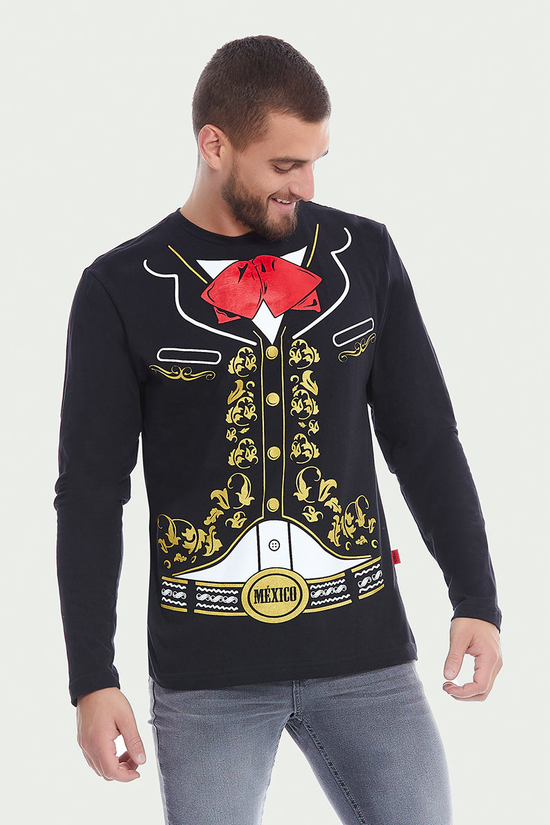 Playera  MARIACHI CARICATURA (8082298765535)