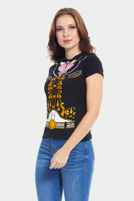 Playera  MOÑO ROSA (8082331238623)