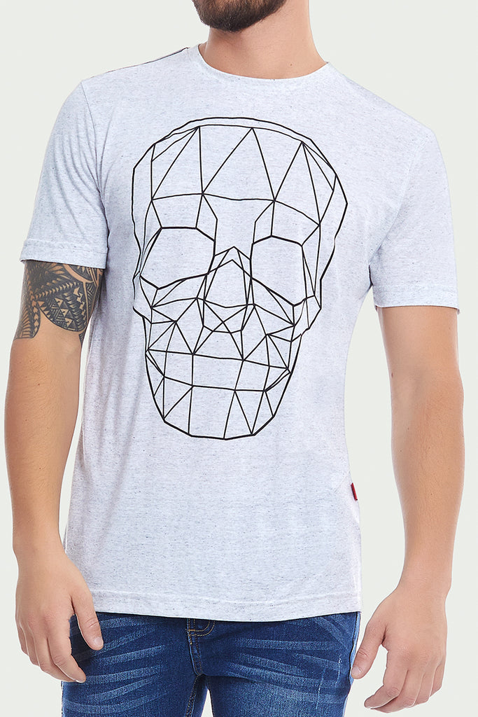 Playera Calaca Geométrica (8073600794847)