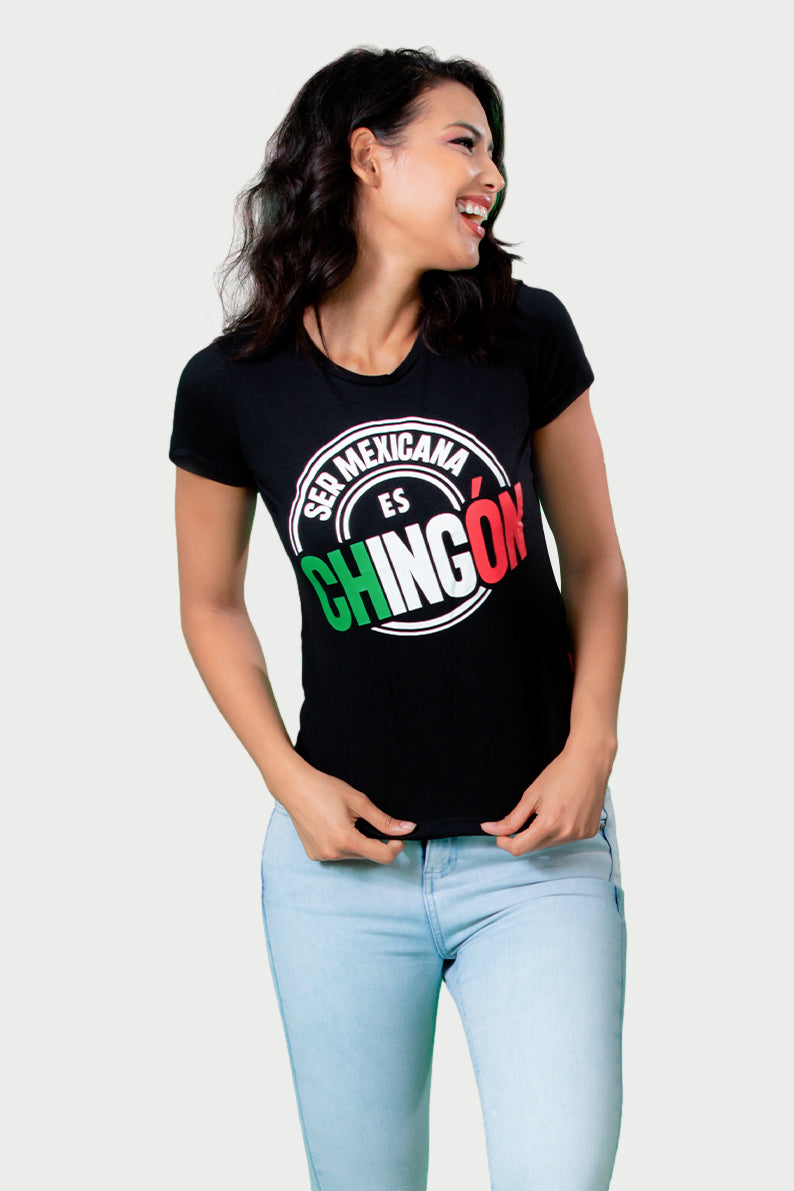 Shirt Playeras Mexicanas Para Mujer Playera Dama SER MEXICANA ES