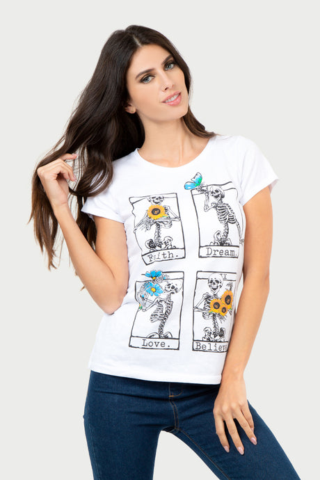 Playera Dama MC/ FAITH DREAM (7067319664822)
