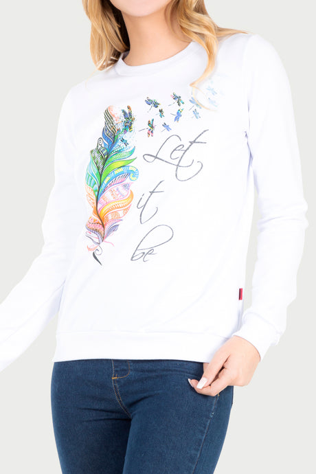 Sudadera Dama ML / SUETER PLUMA (7067765833910)