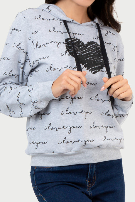 Sudadera Dama ML / LOVE HEART (7067772256438)